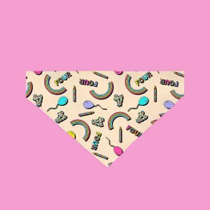 4th Birthday Bandana by Dope Dog Co
