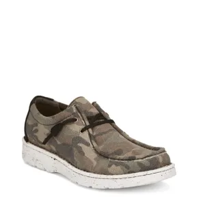 Justin Men's Hazer Camo Print Slip On Shoes JM316