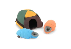 Pet Play Plush Camp Corbin Trailblazing Tent Dog Toy