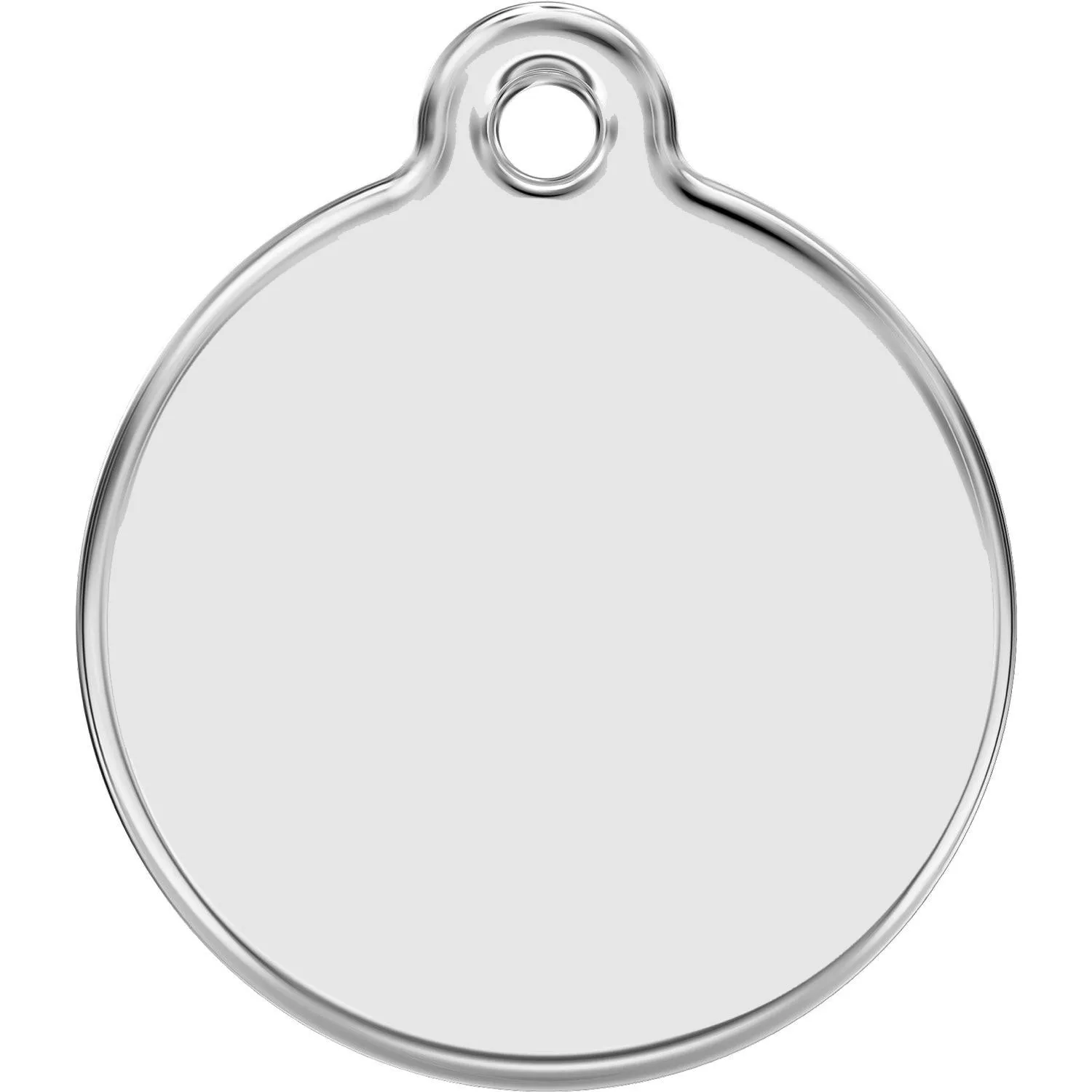 Red Dingo Glitter Bone Pet ID Dog Tags