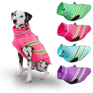 Reflective Winter Warm Dog Jacket: Windproof and Waterproof Vest Coat for Small and Large Dogs - Perfect Golden Labrador and French Bulldog Clothes