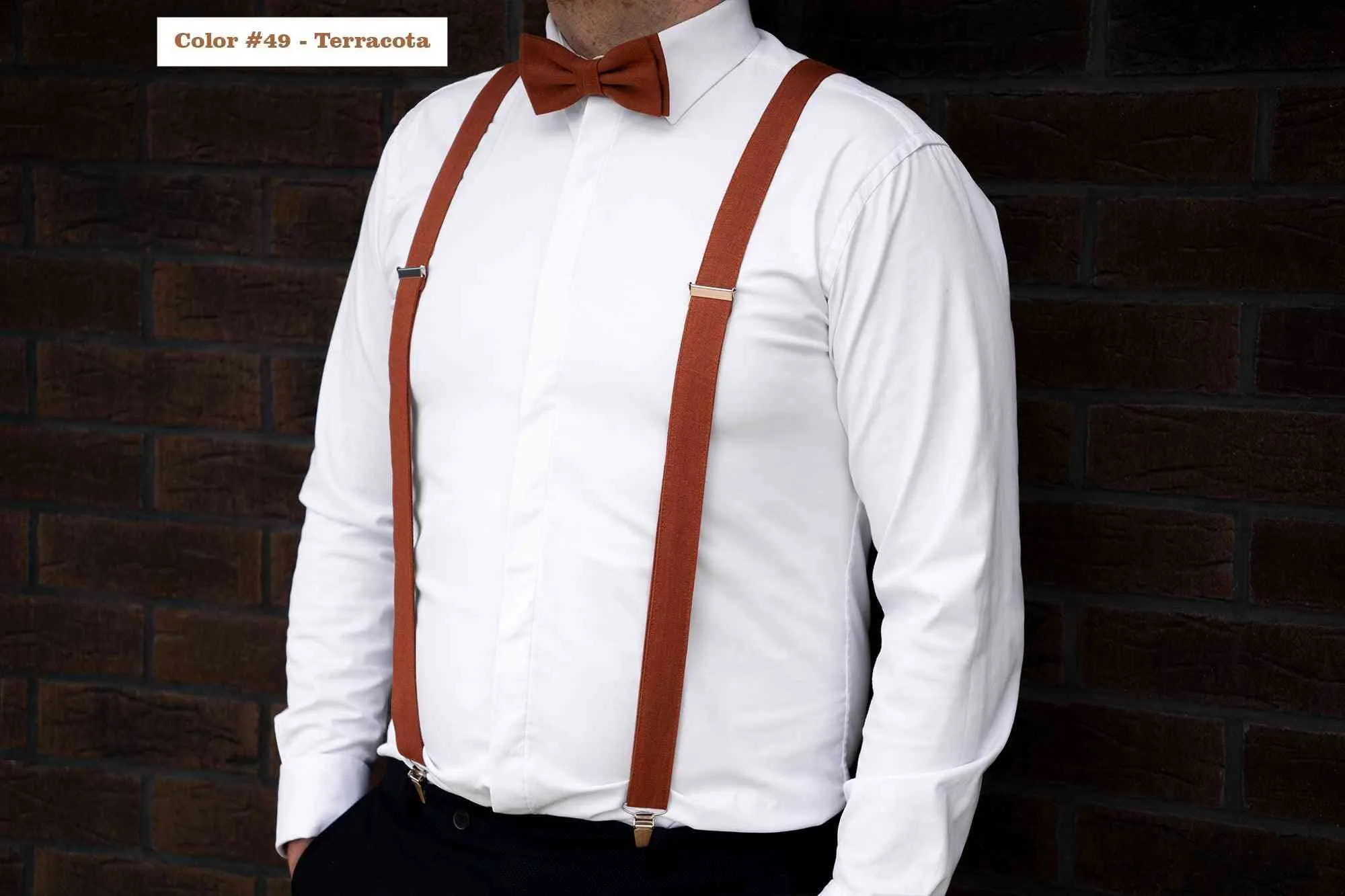 Stand Out in Style with Our Vibrant Orange Bow Tie - Perfect for Weddings and Special Events